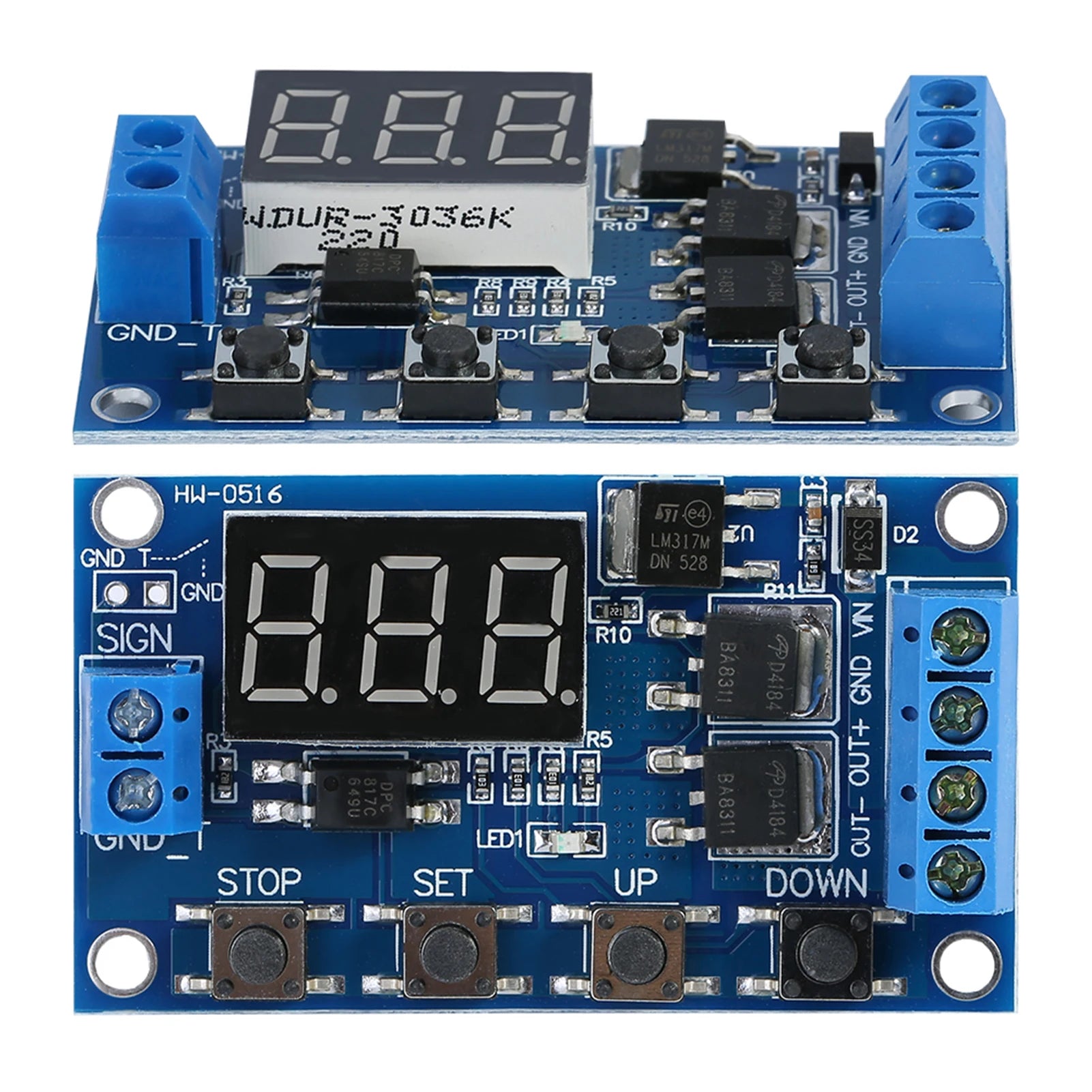 Timer Relay Module Timer Switch Module DC 5V--36V Cycle Delay Timer Switch Turn On Off Relay Module with LED Display Peaceful Pleasures Health and Wellness
