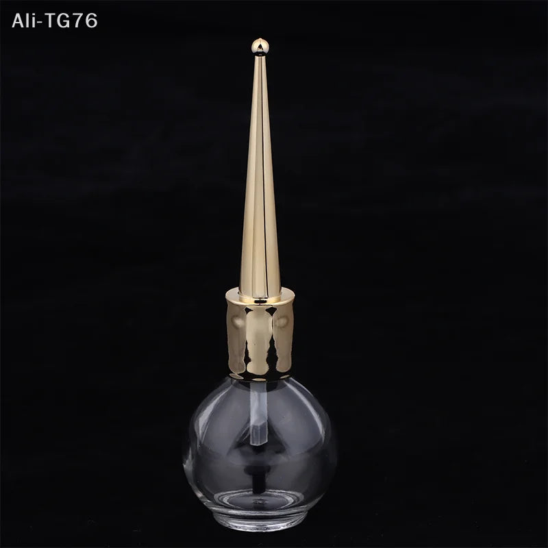 15ml Glass Empty Nail Polish Bottle with Brush | Nail Art