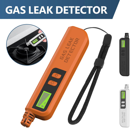 Portable Combustible Gas Detector for Home Kitchen, Professional Analyzer with LCD Display for Detecting CO CH4 C2H6 LPG Alcohol Peaceful Pleasures Health and Wellness