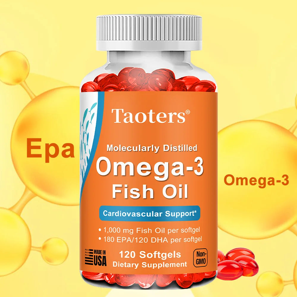 2000mg Triple Strength Omega-3 Fish Oil | 360mg EPA 240mg DHA