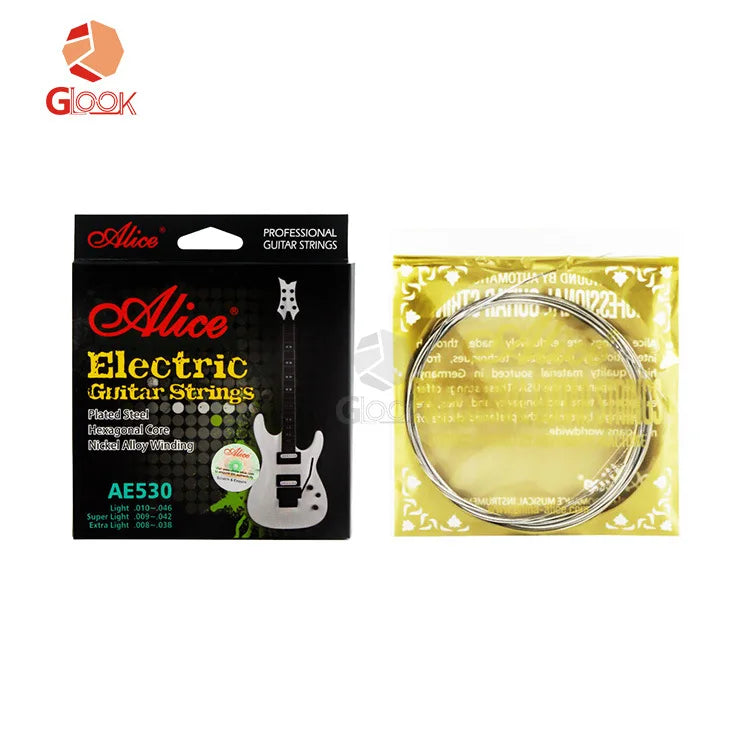 Alice Electric Guitar Strings Nickel Plated 1-6 Rust Proof 010 008