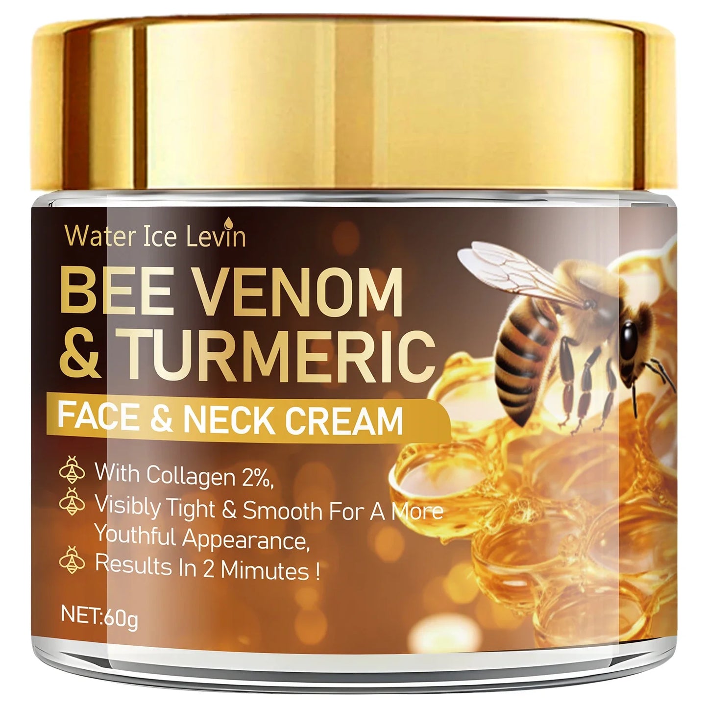 Bee Venom Cream – Collagen, Retinol & Turmeric Moisturizer
