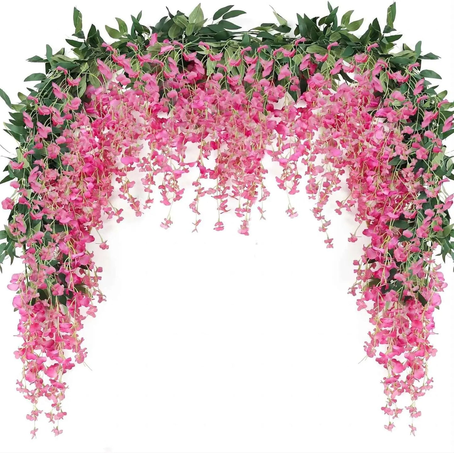 1.8M Silk Wisteria Flower Vine Garland | Wedding & Home Decor