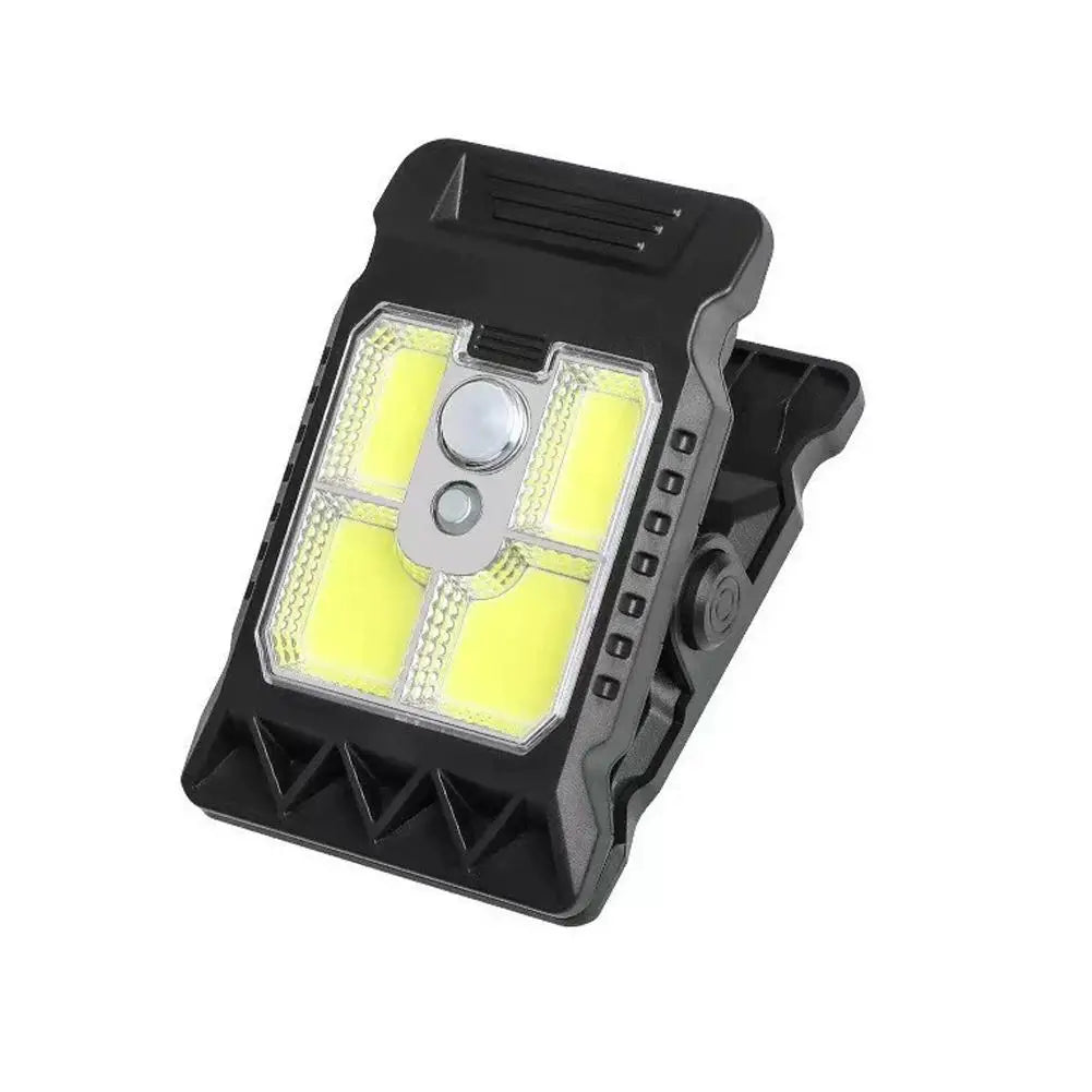 LED Solar Clip Light IP65 Waterproof Motion Sensor Outdoor Lamp Solar Outdoor Light Peaceful Pleasures Health and Wellness B COB