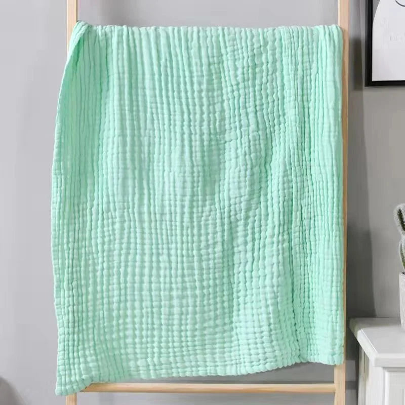Baby Muslin Swaddle Blanket | 6-Layer Cotton 105x105cm