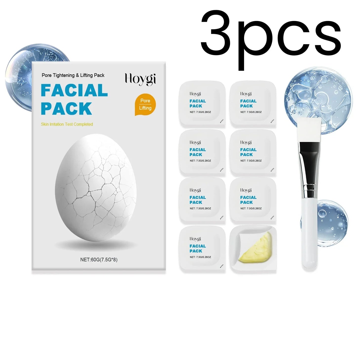 Hoygi Pore Tightening Face Mask – Anti-Aging & Hydrating 8pk