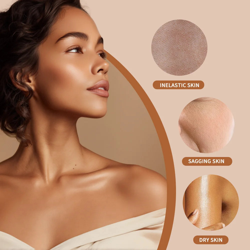 Radiant Cocoa Body Gel Oil Moisturizing Radiant for Glowing Skin Body Gel Oil Cocoa Butter Hydration For Dry Skin Care Peaceful Pleasures Health and Wellness