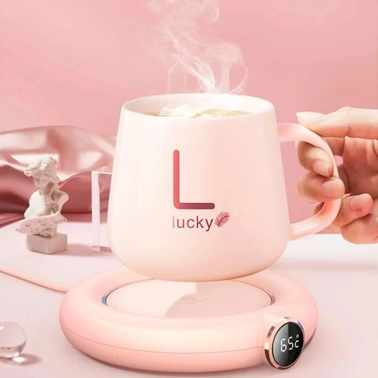 USB Heating Warm Coaster Constant Temperature Heating Pad Three Speed Adjustment Timed Insulation Peaceful Pleasures Health and Wellness