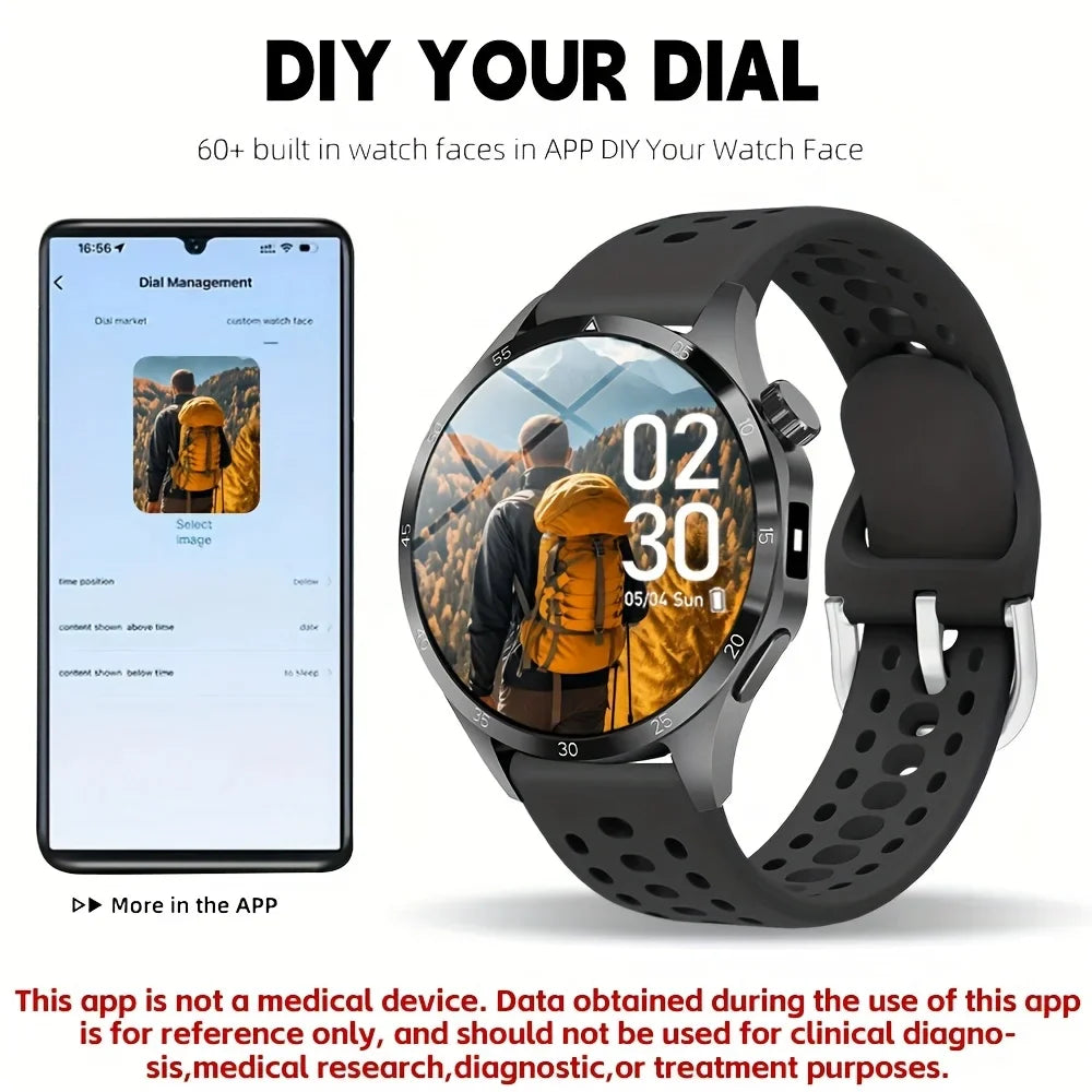 ERUN Smart Watch 1.5" Touch Screen | Calls, Music & Fitness
