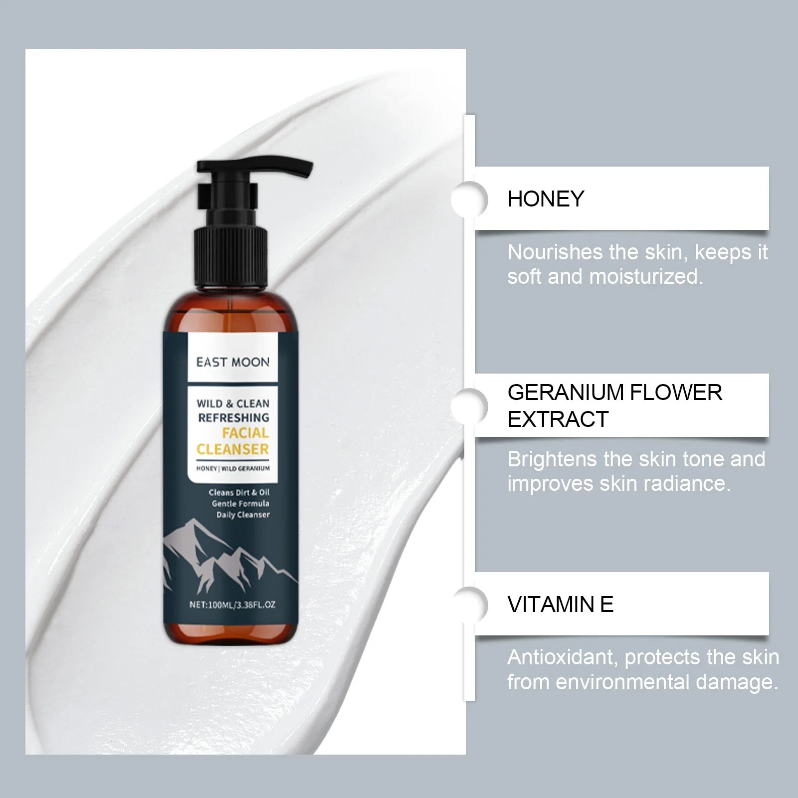 Men's Nourishing Face Cleanser – Oil Control & Daily Care Men's Face Cleanser Oasis Select