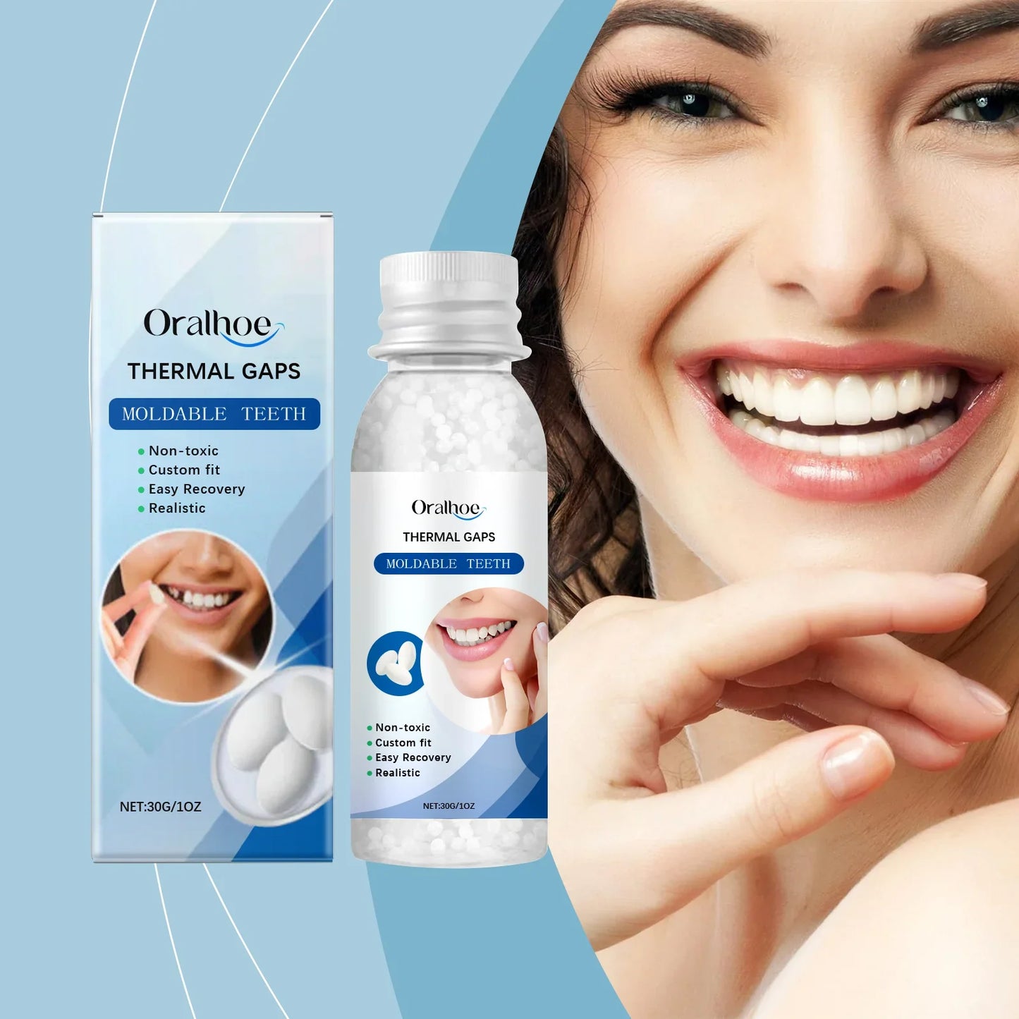 Moldable Dental Cement – Fill, Shape & Repair Teeth at Home