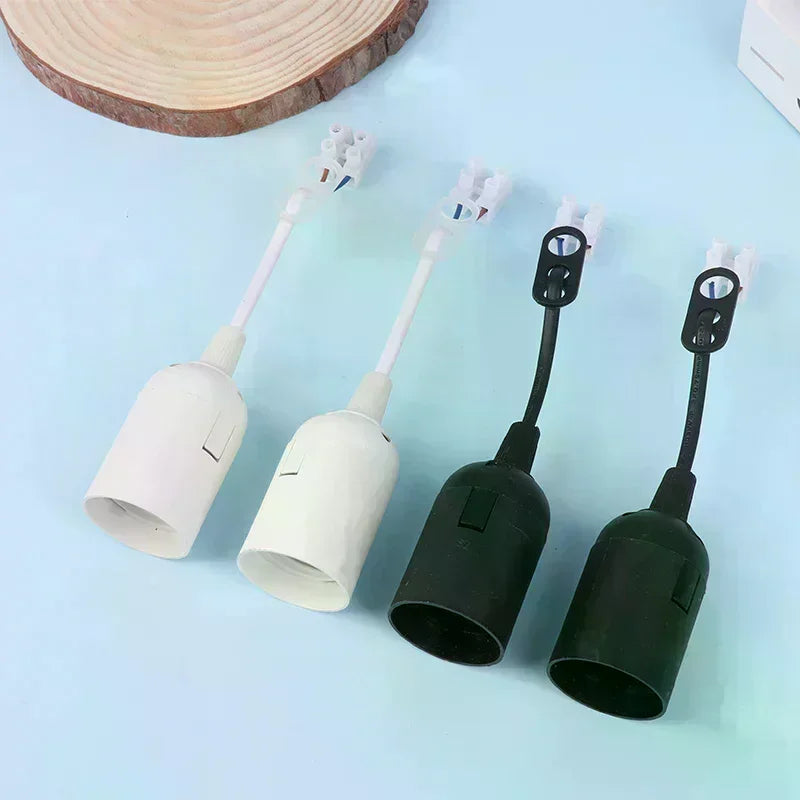 5-Pack E27 Lamp Holder with Cable – Construction Site Socket E27 Lamp Holder Socket Peaceful Pleasures Health and Wellness
