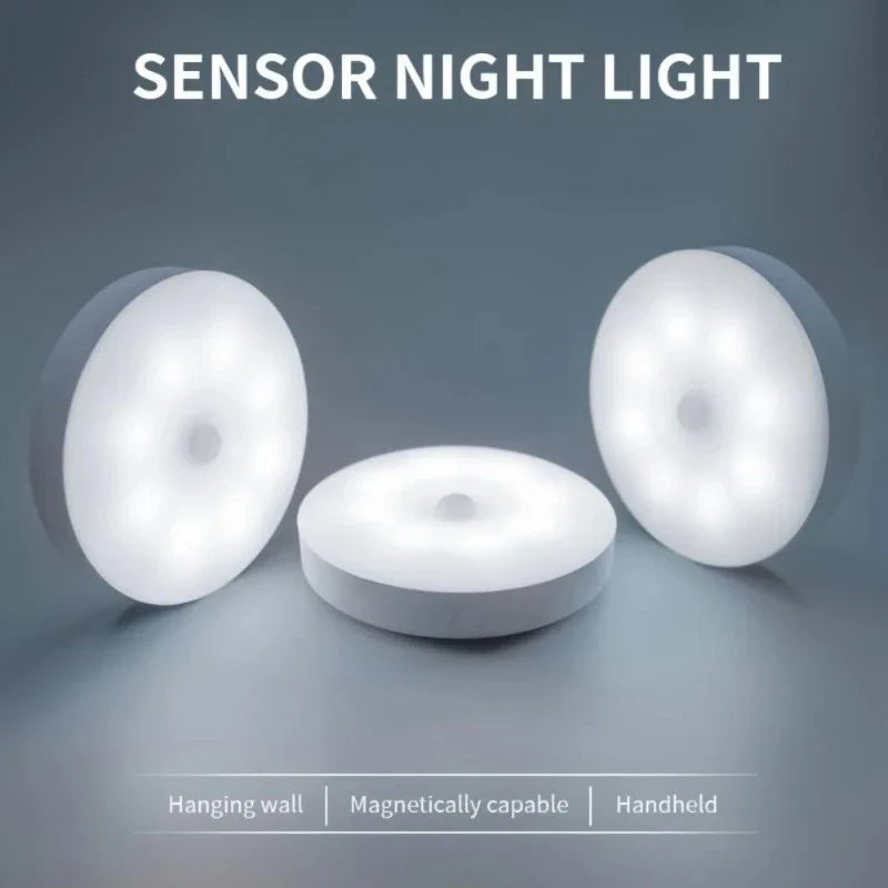 Motion Sensor Night Light – Warm or Cool White LED Auto Lamp