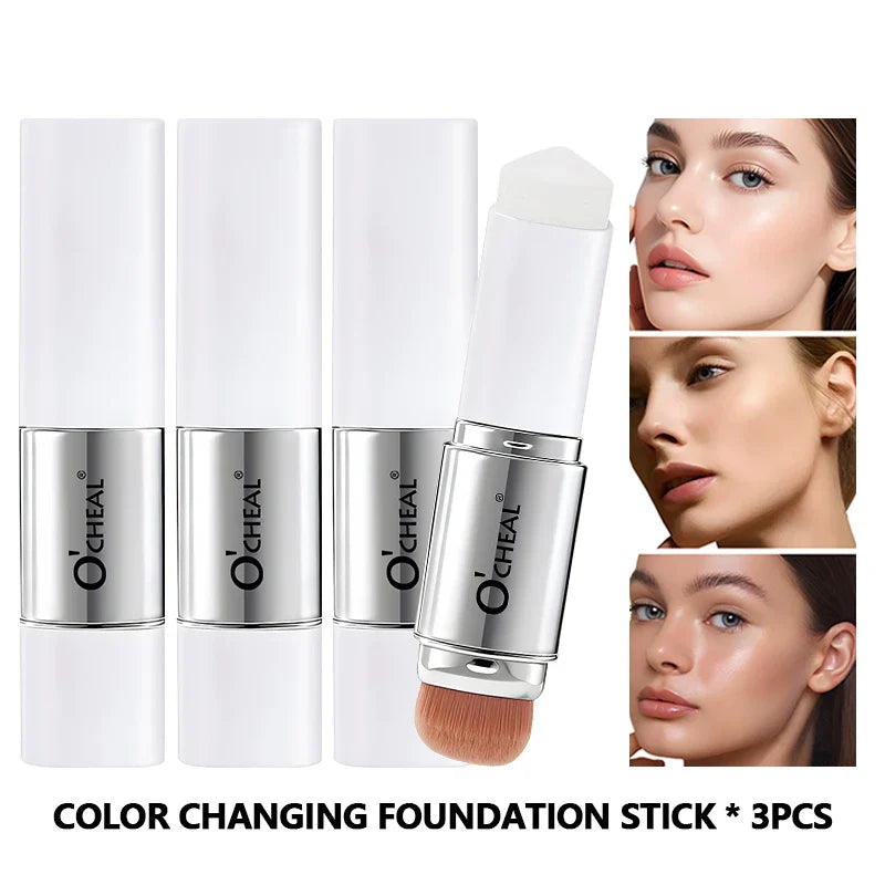 O'CHEAL Color-Changing Foundation Stick | Matte & Waterproof