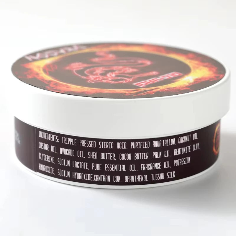YAQI Dragon Atisan 170g Shaving Soap for Men Long-Lasting Scent And Gentle On Skin Provide A Unique Shaving Soap Experience Peaceful Pleasures Health and Wellness
