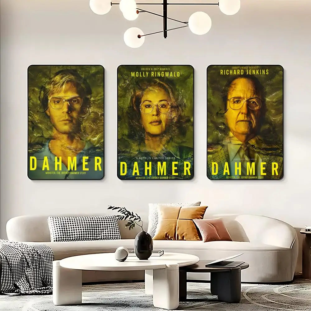 Dahmer Movie Poster – HD Self-Adhesive Waterproof Wall Art Movie Wall Poster Peaceful Pleasures Health and Wellness