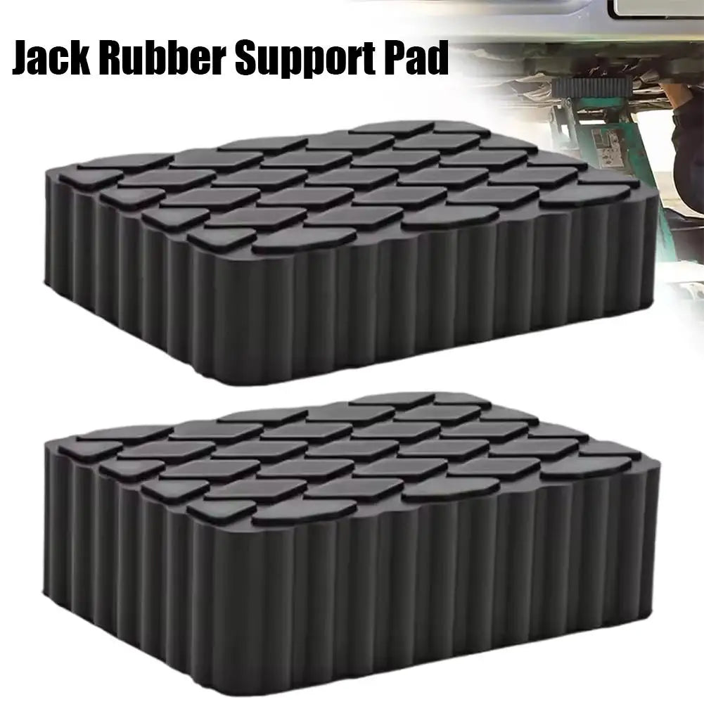 1Pcs Car Jack Rubber Pad Shock Absorbing Non-Slip Lift Support Blocks Height Increasing Chassis Protector Stabilizer For Repair Peaceful Pleasures Health and Wellness