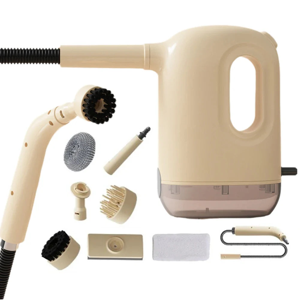 1200W Portable Steam Cleaner | 8 Attachments, Chemical-Free