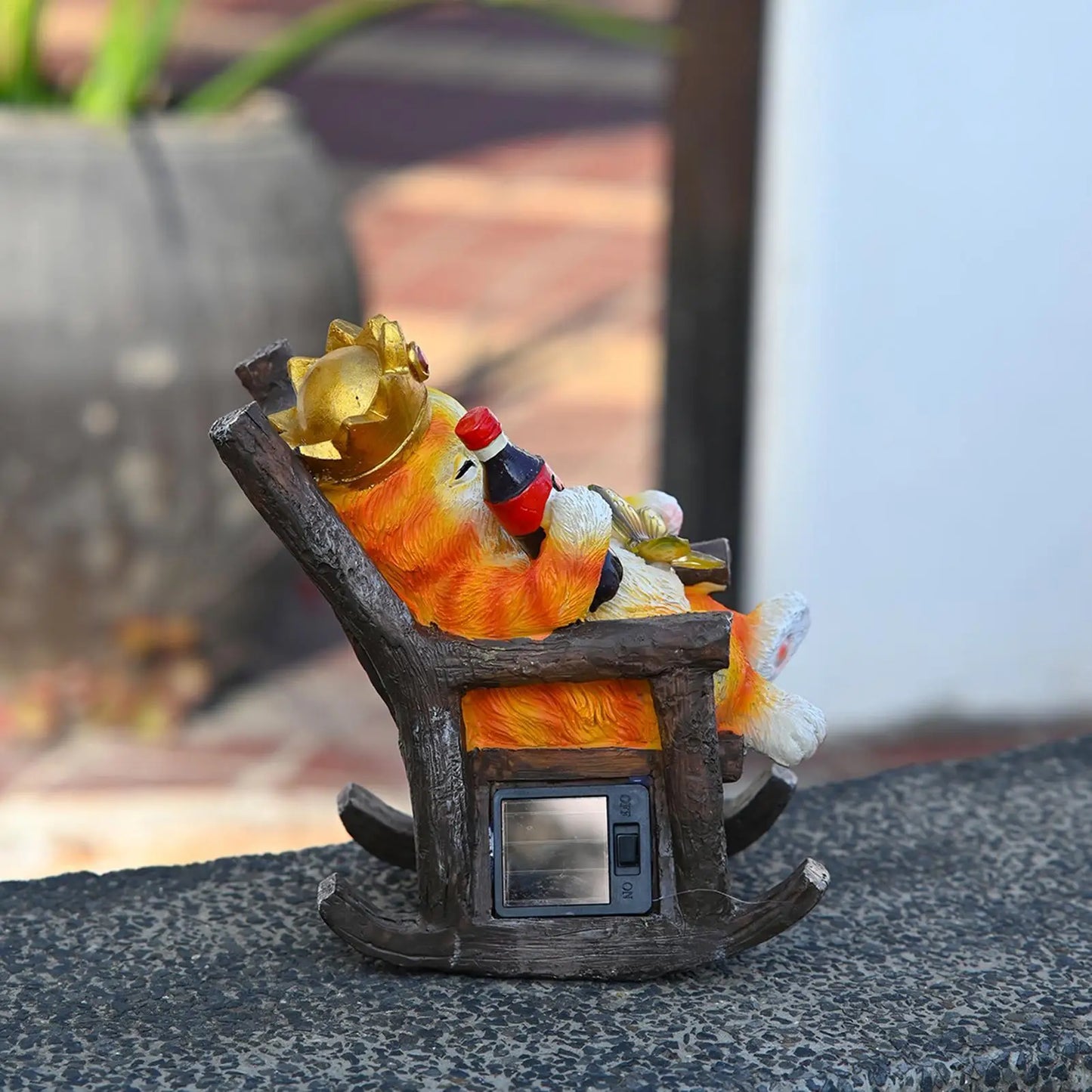 Solar Cat Garden Sculpture | Color-Changing LED Yard Statue Solar Garden Sculpture Peaceful Pleasures Health and Wellness