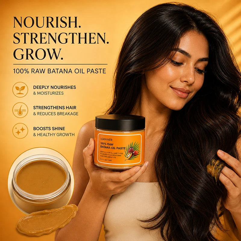 LGRAMER Batana Solid Hair Mask – Deep Hydration All Hair Types