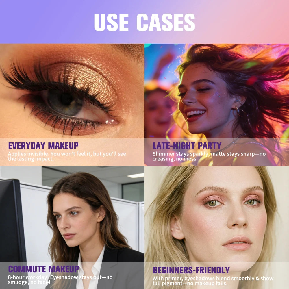 Nude Eyeshadow Primer Potion Waterproof Eye Base Primer Long Lasting Smooth Eye Makeup Cosmetics Peaceful Pleasures Health and Wellness