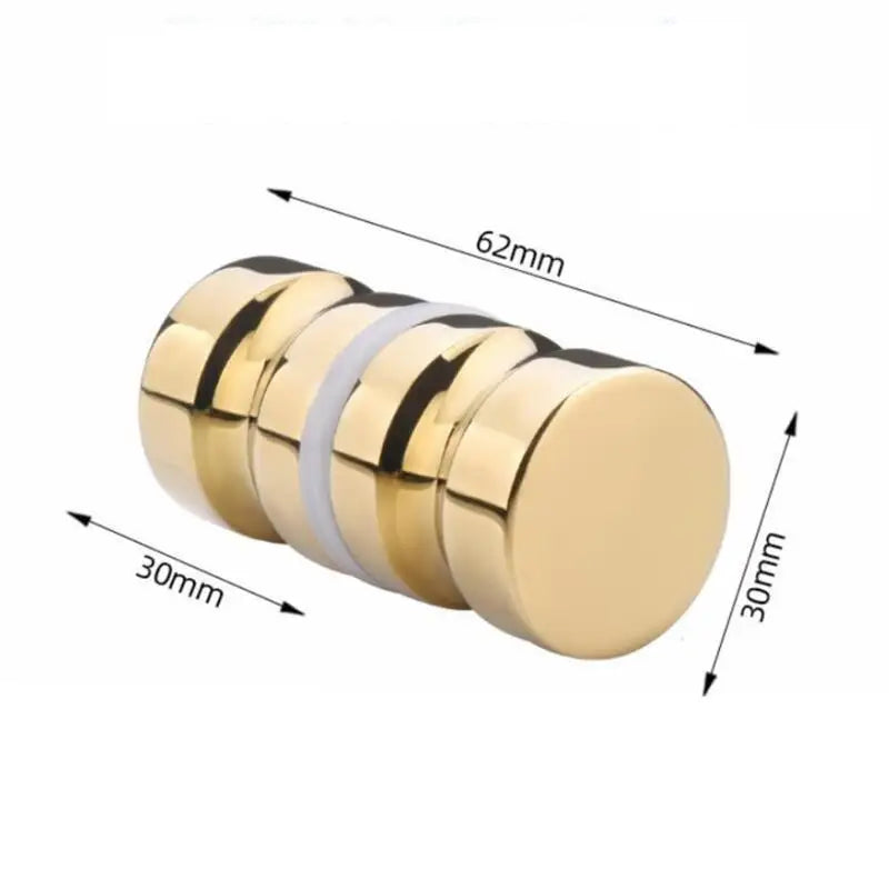 New Shower Glass Door Handle,Sliding Shower Doors Knob,Double Sided Pull Hardware Replacement Parts For Bathroom Glass Doors Peaceful Pleasures Health and Wellness