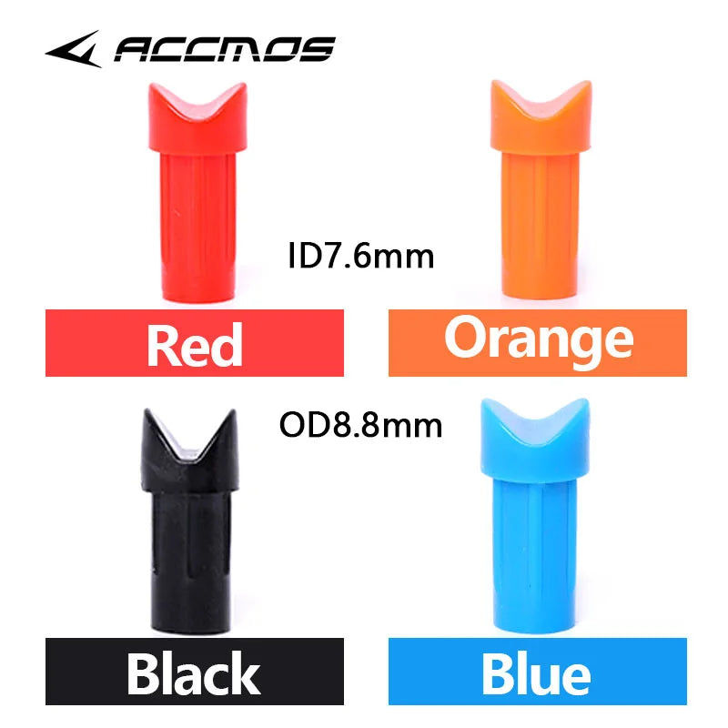 Crossbow Archery Half-moon Bolts Arrow Nocks Internal ID Carbon Shaft