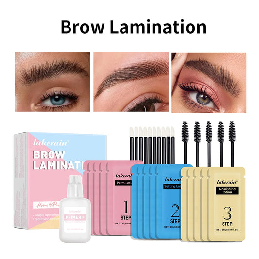 Brow Lamination Kit At Home DIY Eyebrow Lamination Kit Professional Eye Brow Perm Kit Instant DIY Eyebrow Lift Kit for Fuller Peaceful Pleasures Health and Wellness