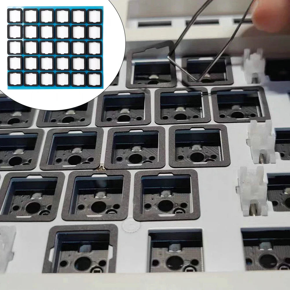 120Pcs Mechanical Keyboard Foam Pads – EVA/PE Dampening Kit