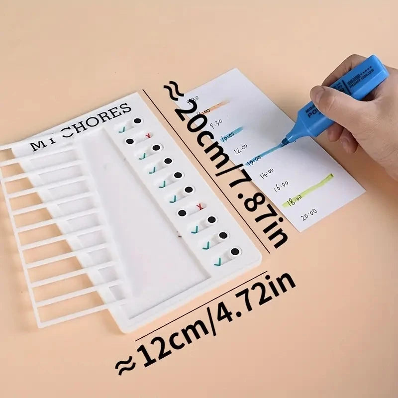Children's Weekly Plan Self-discipline Artifact Primary School