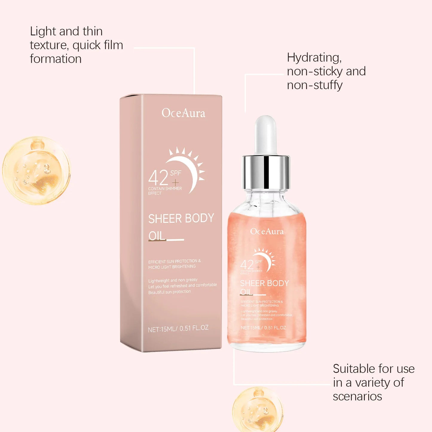 Refreshing Sunscreen Spray Body Sun Block Isolation Mist Long Lasting UV Protector Summer Outdoor Brightening Moisturizer Serum Peaceful Pleasures Health and Wellness