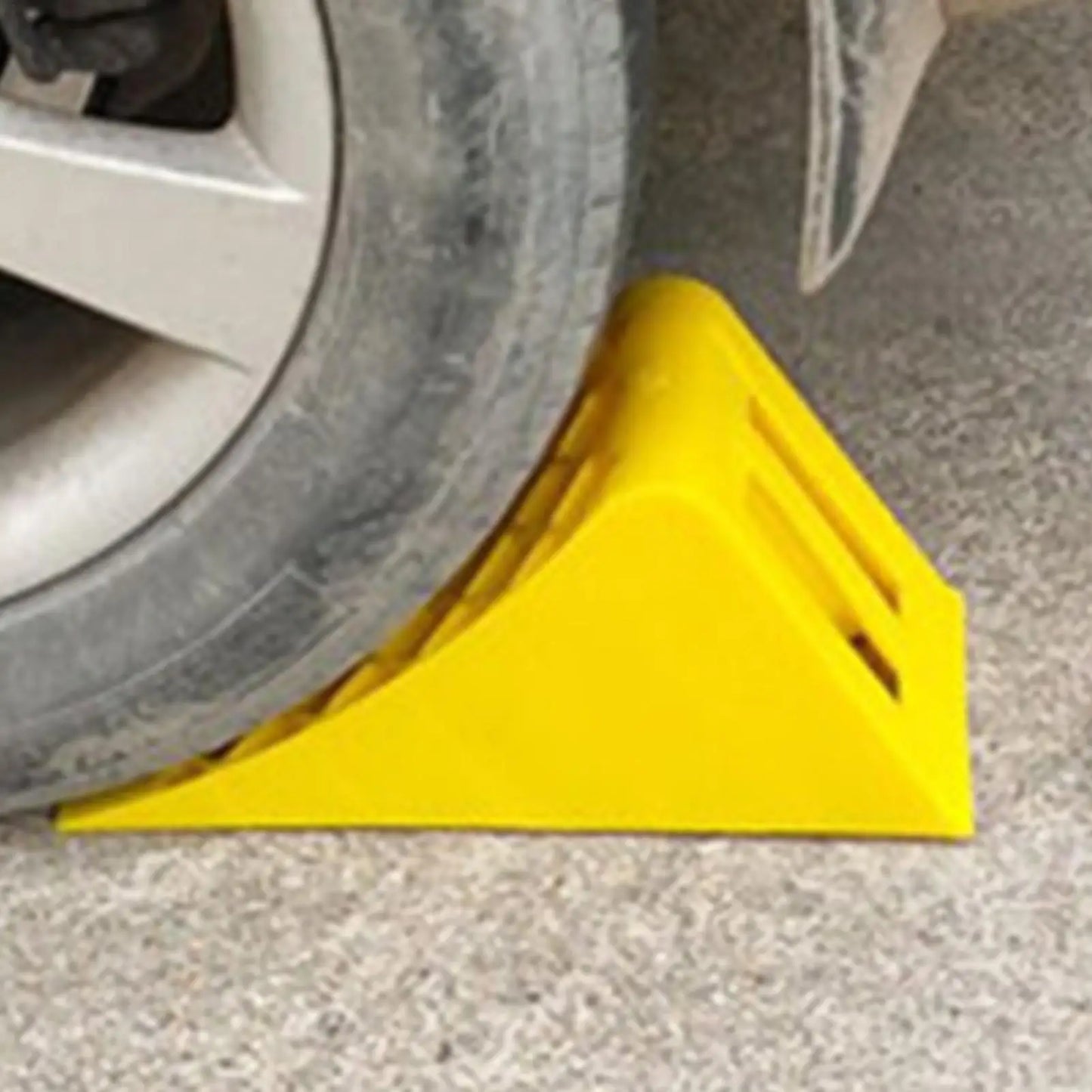 Car Wheel Chock with Handle – Anti-Slip Tire Stop Block