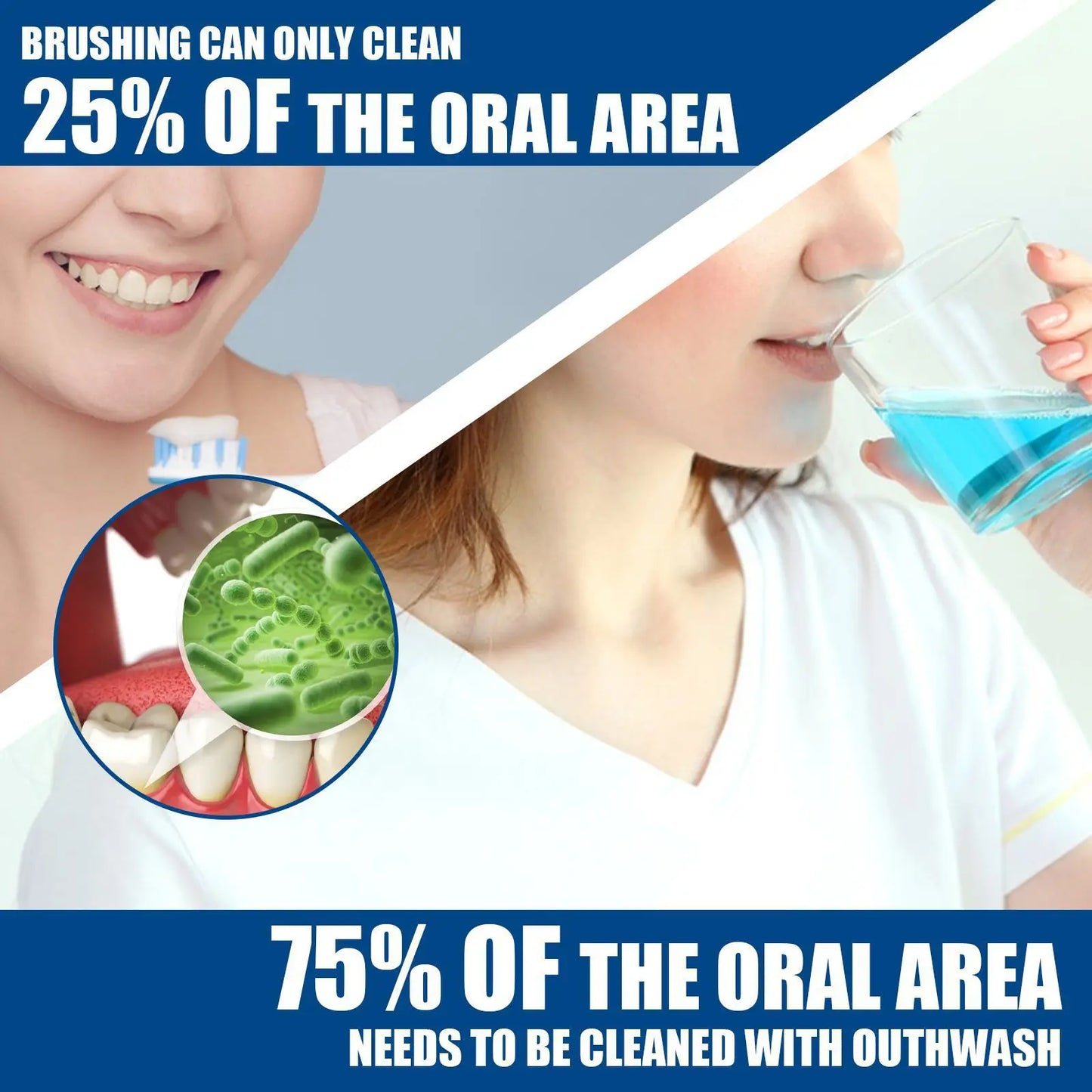 Mint Mouthwash Instant Fresh Breath Deep Cleaning Reduce Bad Breath Prevent Gum Health Improving Dry Mouth Oral Care Mouthwash Peaceful Pleasures Health and Wellness