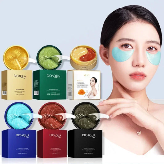 Collagen Eye Masks 60pcs – Hydrating, Firming & Brightening Eye Gel Patches Peaceful Pleasures Health and Wellness