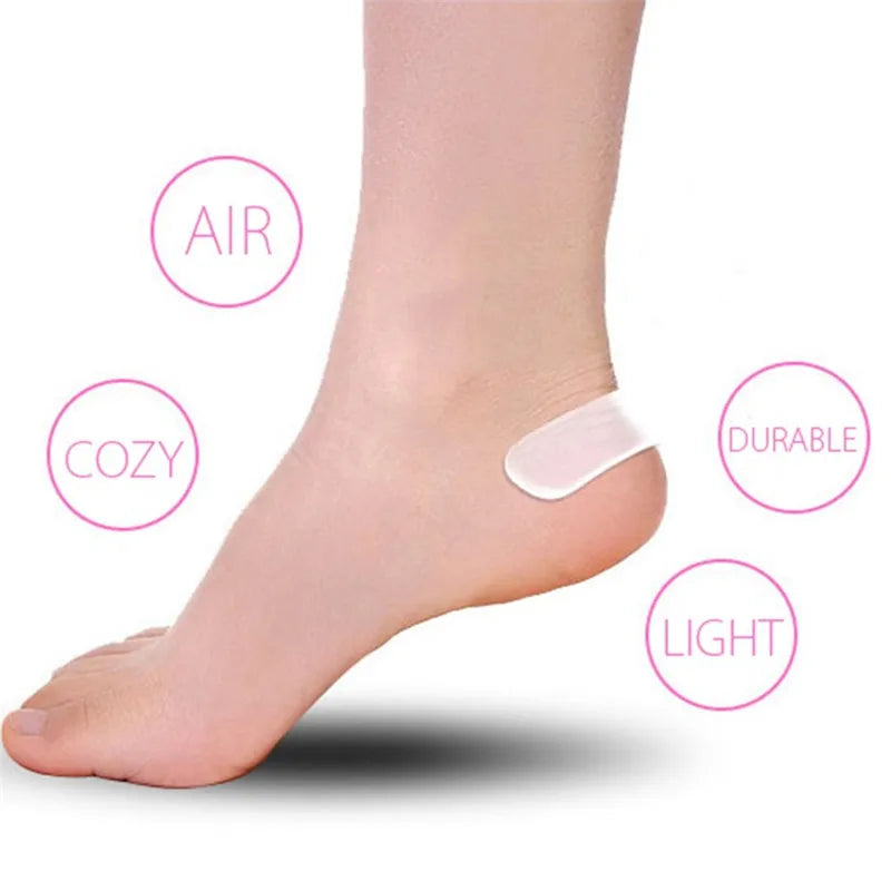 Silicone Gel Heel Cushion Pads 2 Pairs | Self-Adhesive Insoles