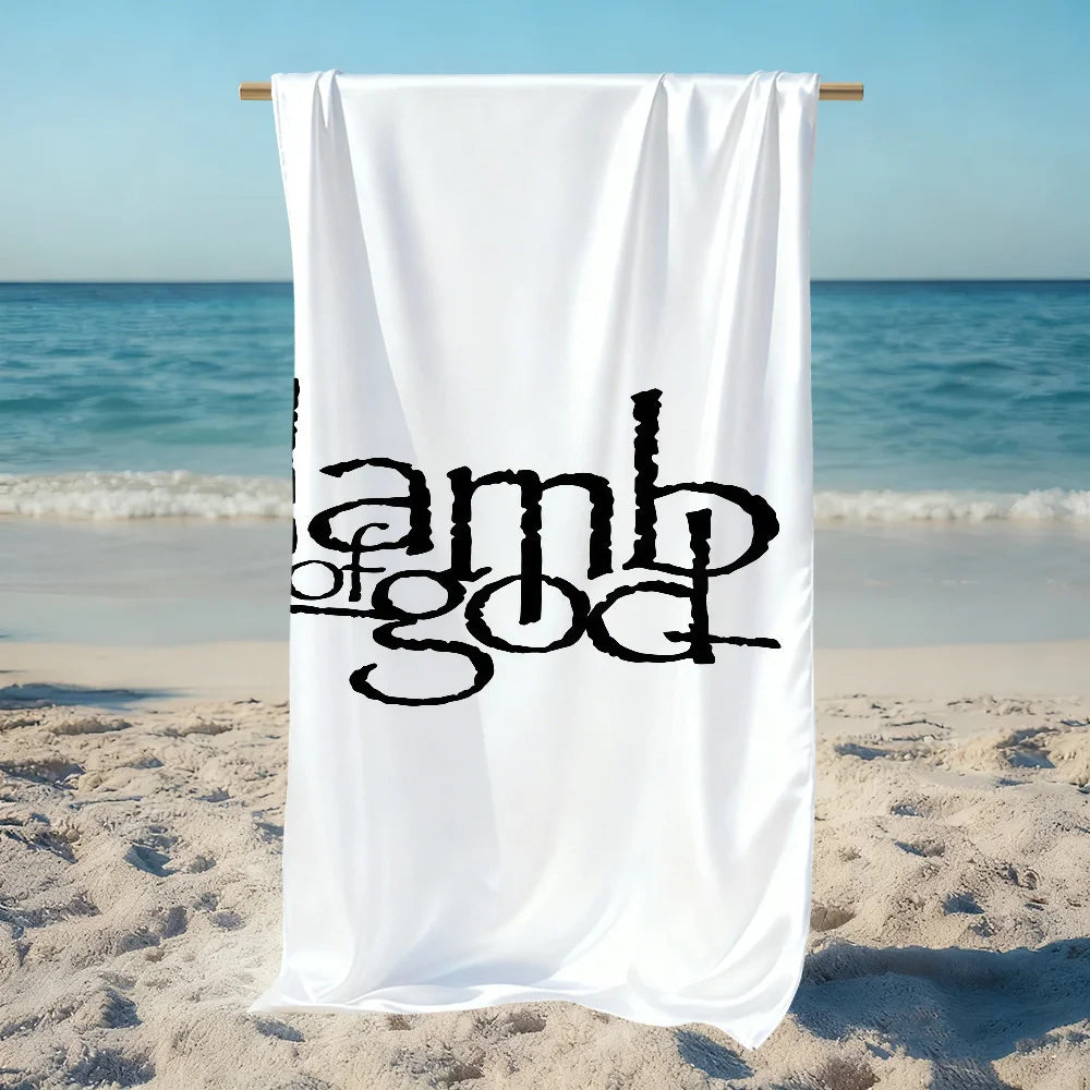 Lamb of God Rock Band Quick-Dry Beach Towel | Travel & Gym