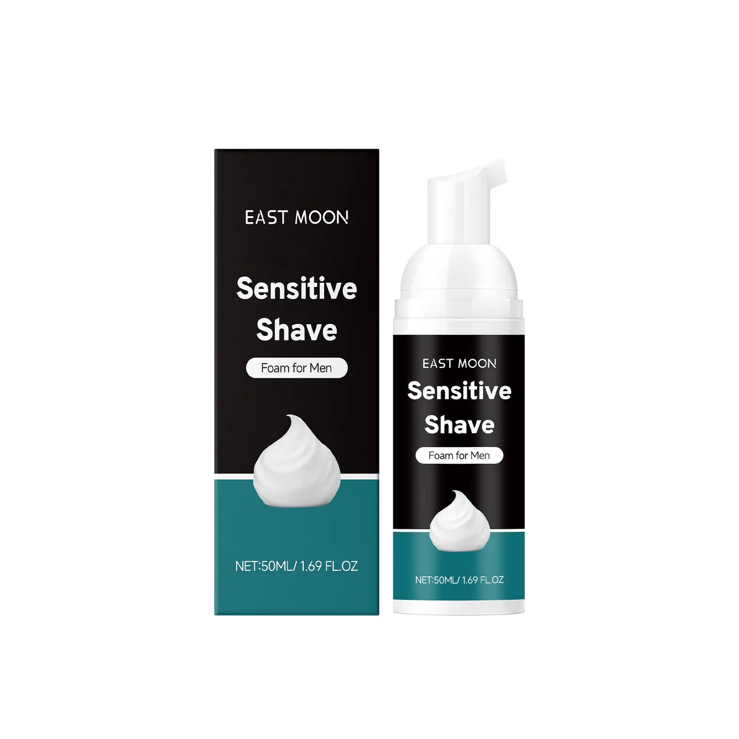East Moon Aloe Shaving Mousse for Men 50ml – Soft, Non-Irritating