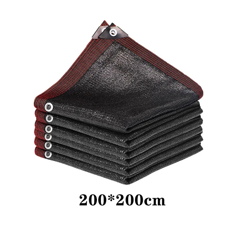 200x400cm HDPE Outdoor Shade Net – Beige Sun & Heat Insulation