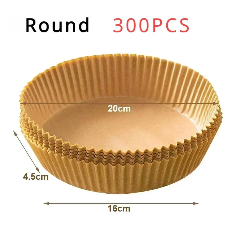 Air Fryer Disposable Parchment Liners 50/100 Pcs Non-Stick
