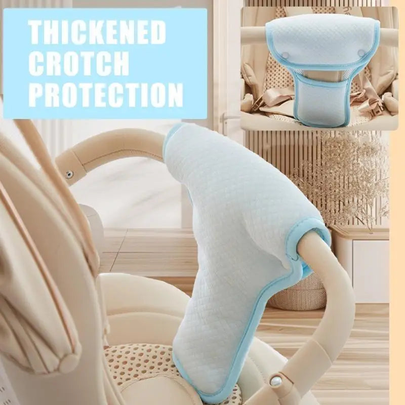 Baby Stroller Shoulder & Crotch Strap Pads | Soft Cotton Comfort
