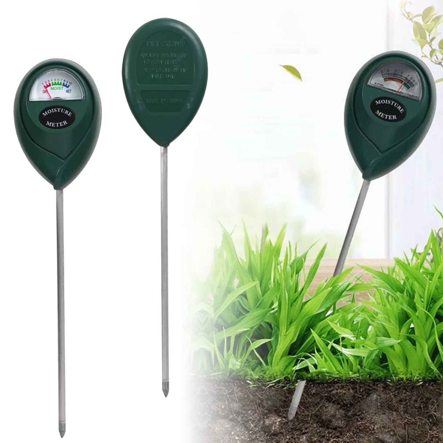 Plant Water Monitor for Soil Large and Clear Dial Moisture Meter Suitable for Home Garden Breeding Peaceful Pleasures Health and Wellness