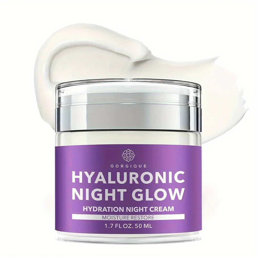GORGIQUE Hyaluronic Acid Night Cream – Hydrate & Glow