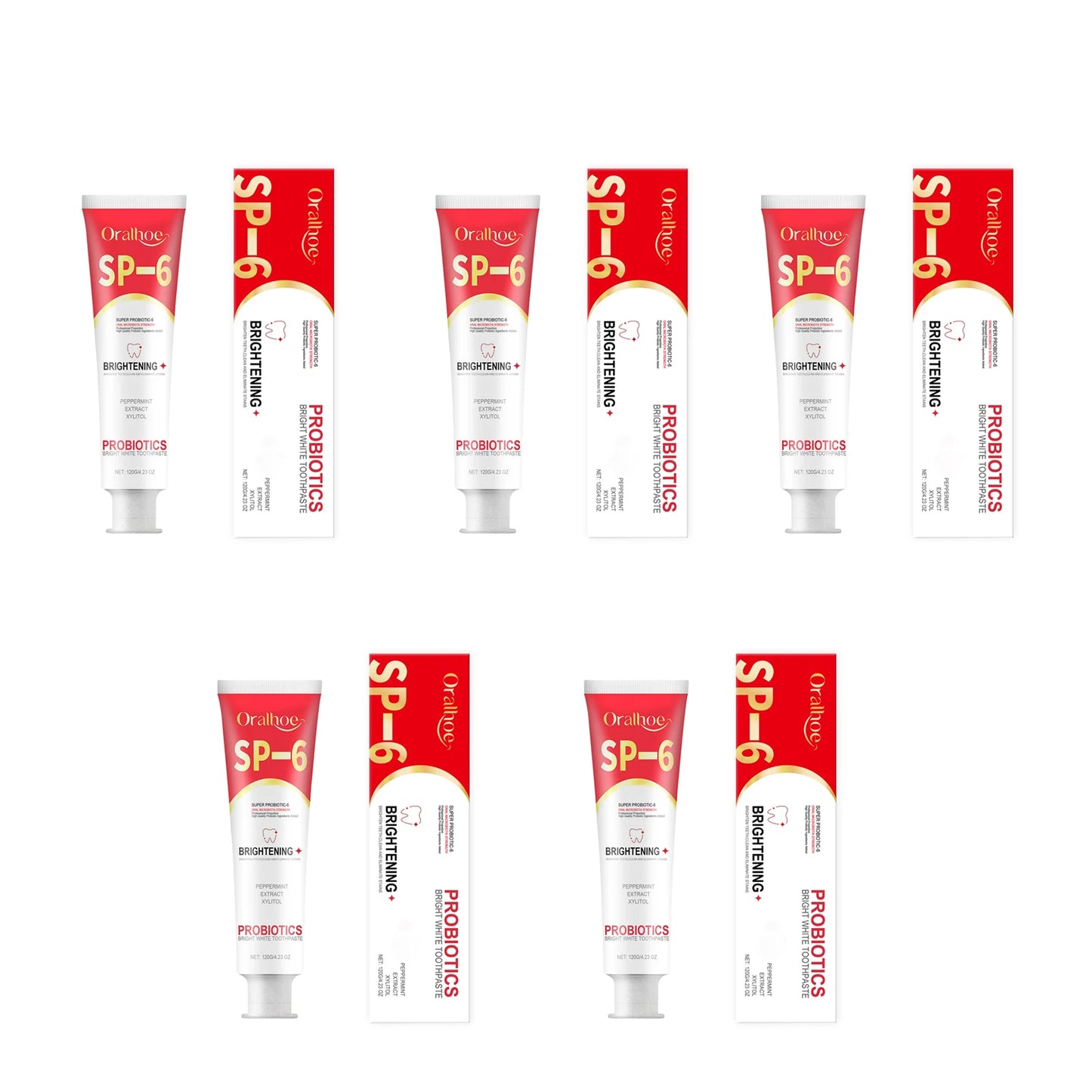 Oralhoe SP-6 Probiotic Whitening Toothpaste | Stain Remover