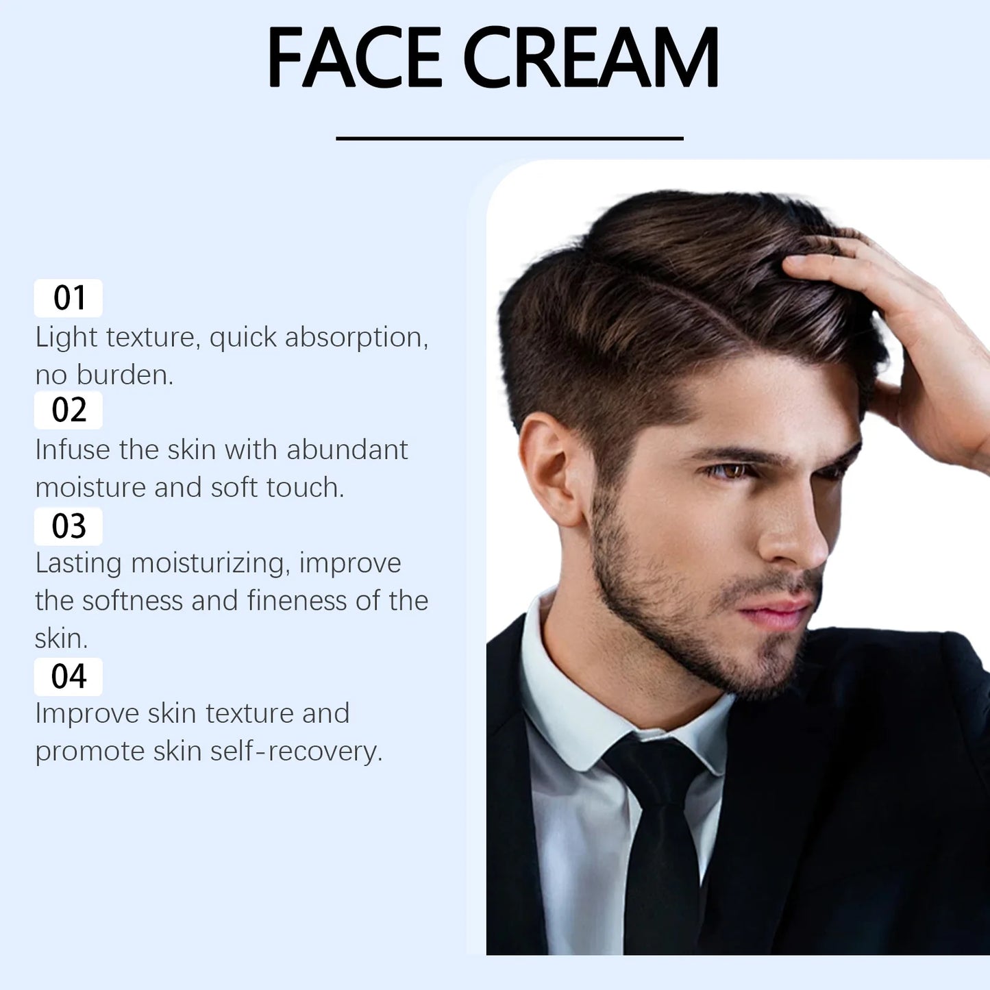 East Moon Men's Anti-Wrinkle Firming Face Cream 50g