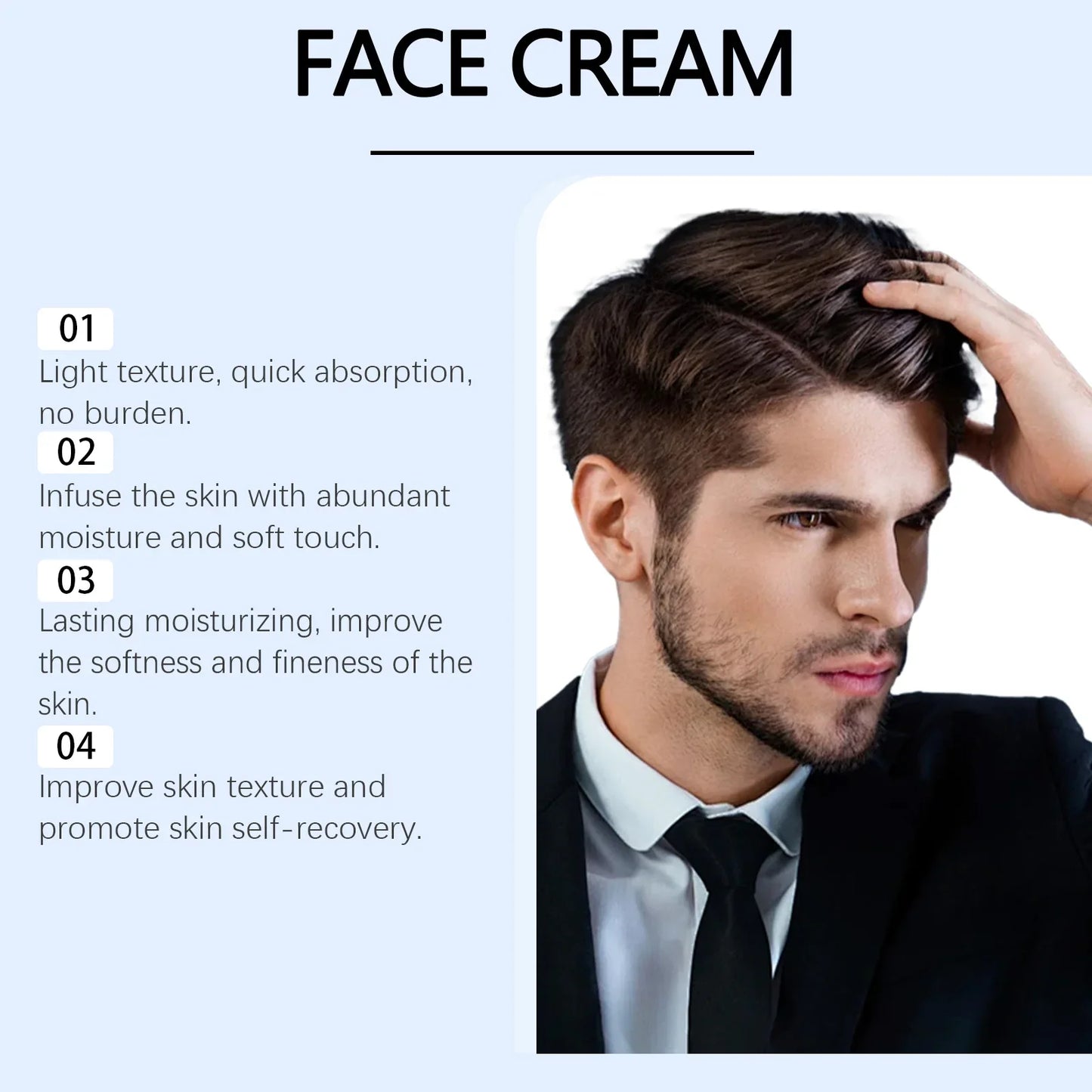 Men's Facial Firming Cream – Moisturizing Anti-Wrinkle 50g