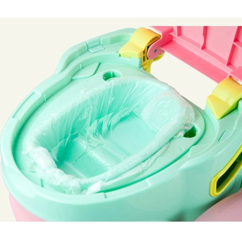 50 Pcs Disposable Potty Training Liner Bags with Drawstring