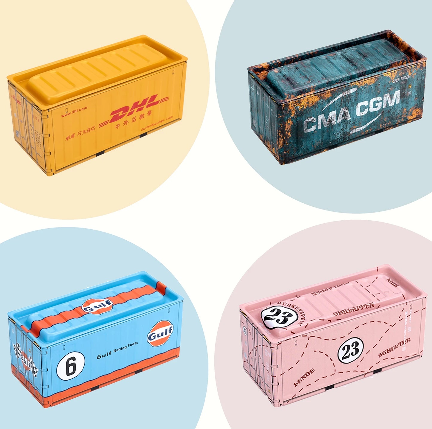 Mini Iron Storage Box Creative Decoration Collect Small Item