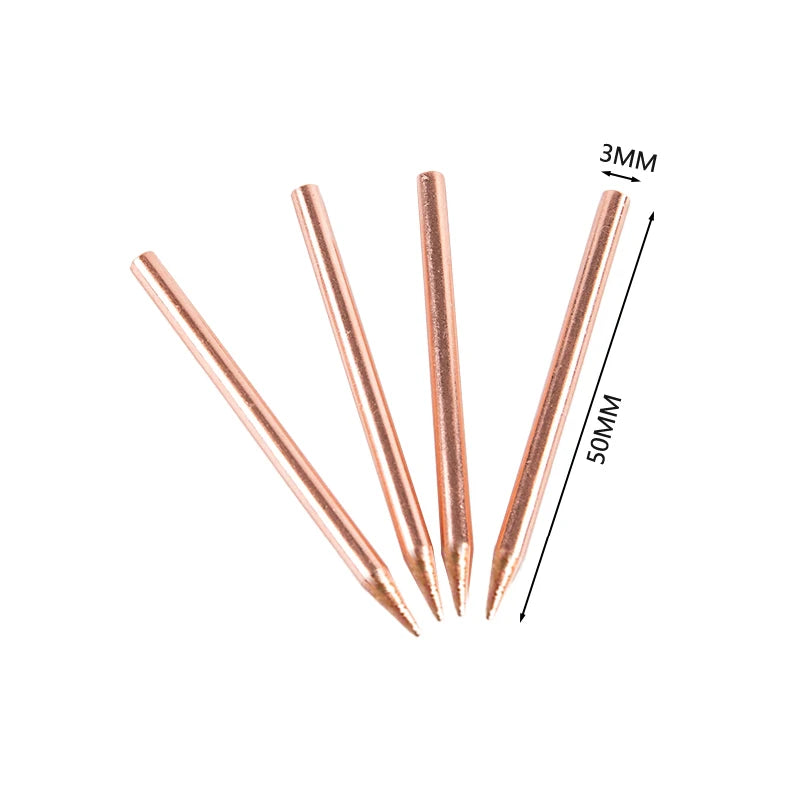 2PCS 3mm Spot Welding Needle Tips – Aluminum Oxide Copper 18650