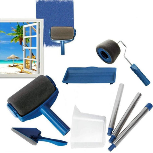 Corner Paint Brush Roller Kit Foam Interior Paint Brushes Triangles Paint Brush for Wall Repair and Painting Peaceful Pleasures Health and Wellness