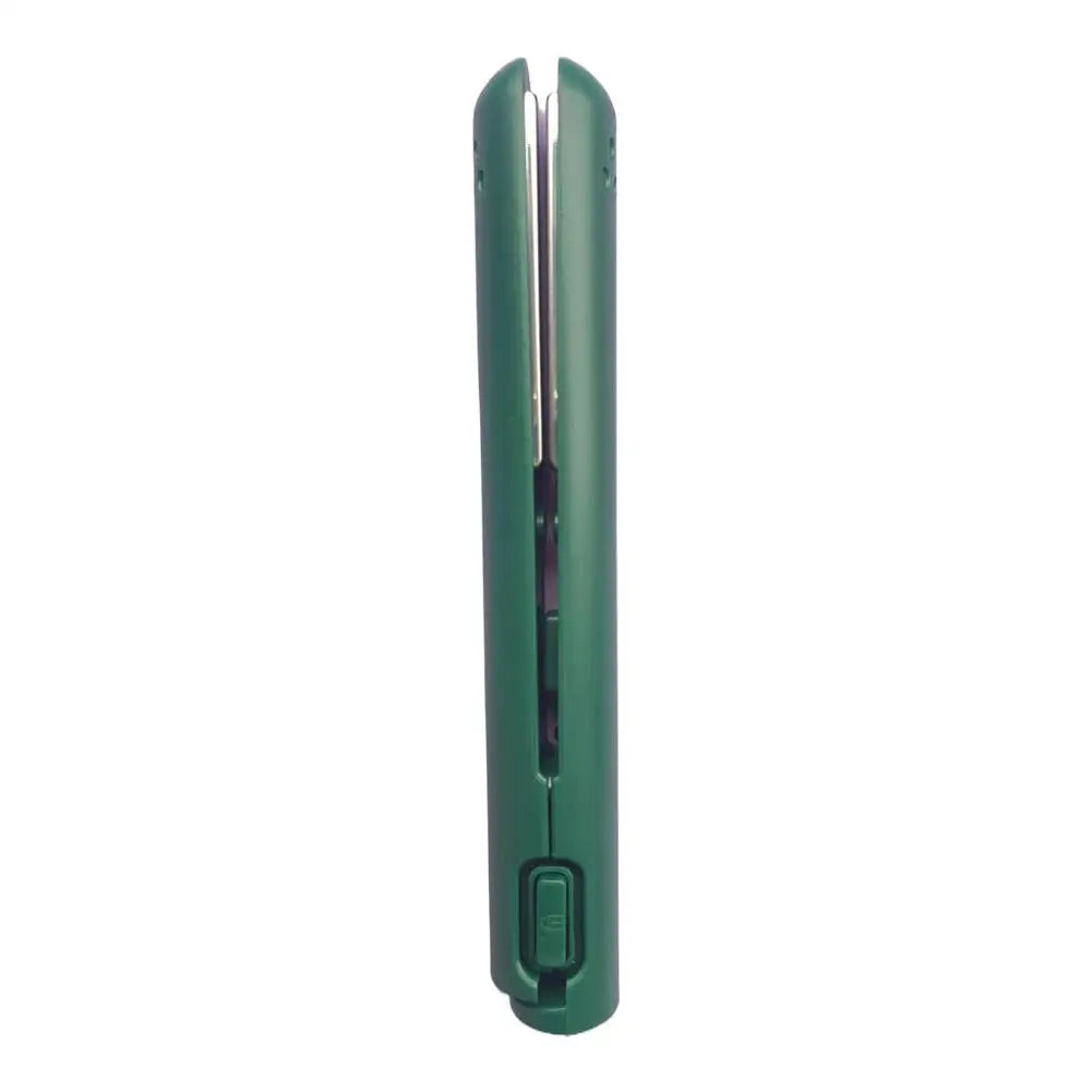 2-in-1 Mini Hair Straightener & Curler | Portable Travel Tool